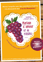 Mariage d'amour et de raisins